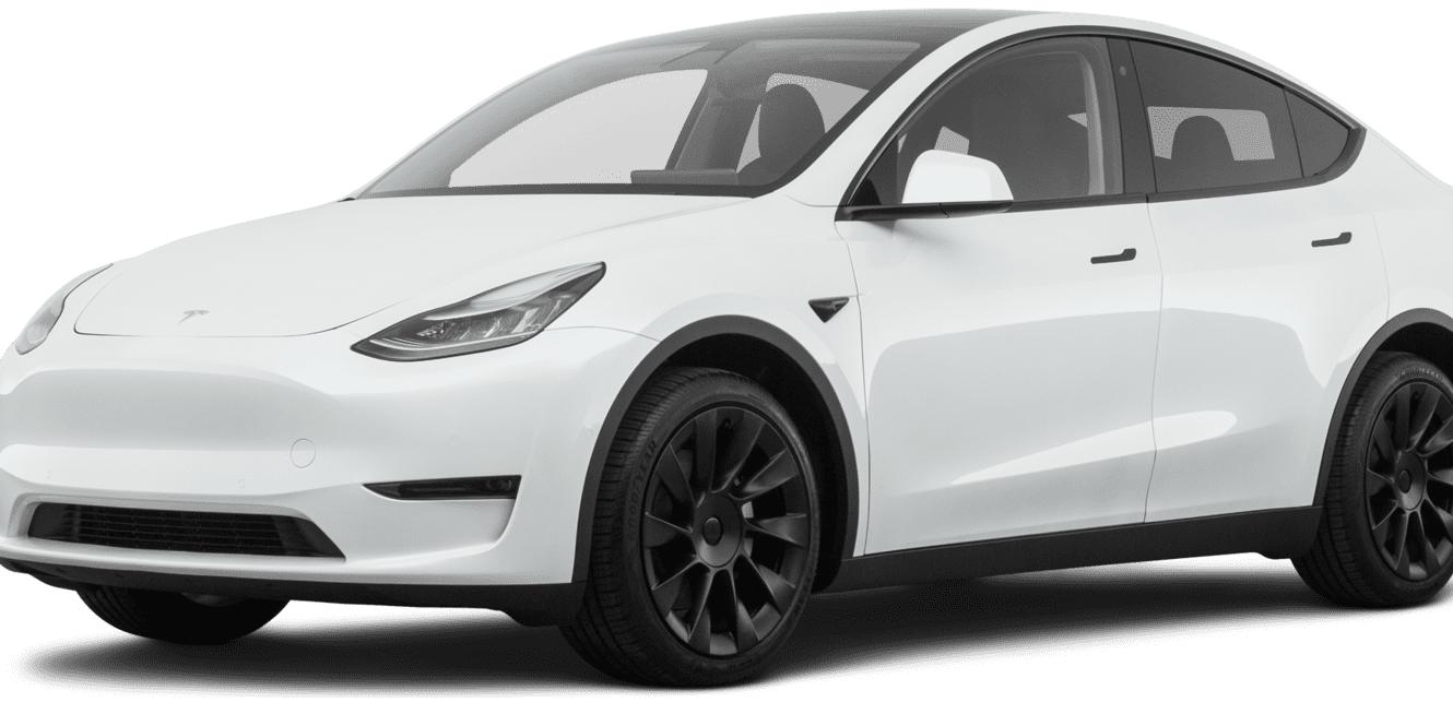 TESLA MODEL Y 2021 5YJYGAEE1MF255787 image